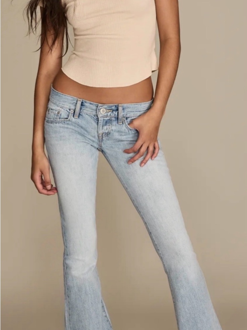 Ultra Low Rise Addison Flare - Color Bare